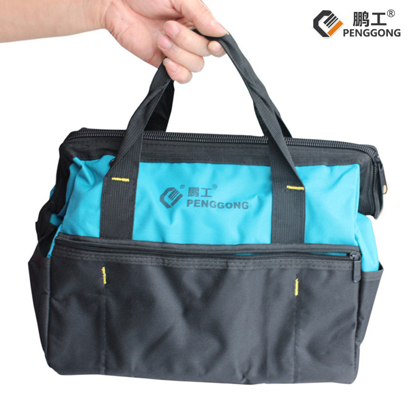 Peng Works Kit Canvas Large Multifunction Air Conditioning Home Appliances Repair Bag Single Shoulder Thickened Electrician Bag Tool Bag