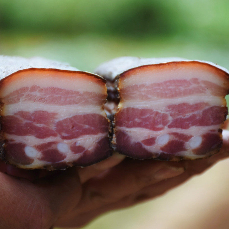 Farmhouse Smoked cured meat Five flowers preserved meat 3 catties Hubei Enshi homemade home-made native Sichuan Guizhou Yunnan smoked meat