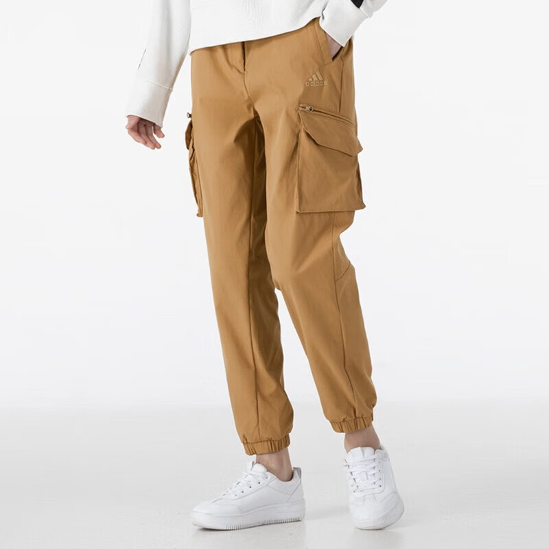 Adidas Cargo Pants Women's Trousers Spring New Woven Casual Trendy Retro Jogger Pants Women's Sports Pants