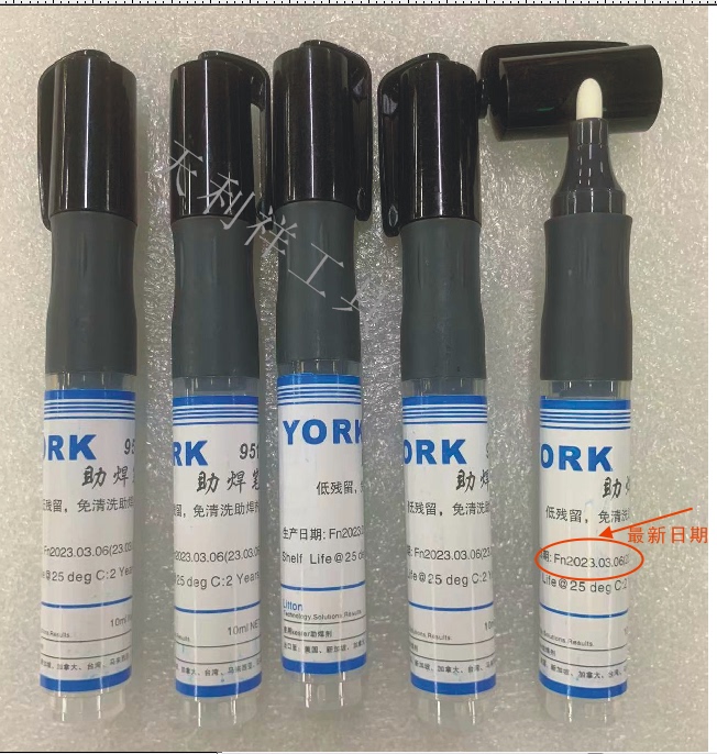 York951 Flux Pen, a Pen with Built-In Flux, a Leak-Proof Soldering Pen, a No-Clean Flux Pen York951 Flux Pen, a Pen with Built-In Flux, a Leak-Proof Soldering Pen, a No-Clean Flux Pen