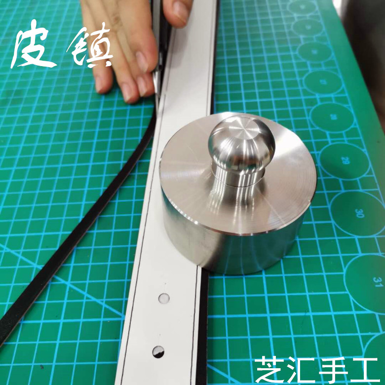 Pizhen Zihui Handicraft DIY open material town stainless steel press town paper fixed shift resistance to calligraphy town