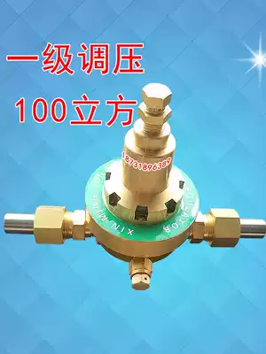 CNG high pressure primary pressure regulator bottled gas gas pressure reducing valve DN15 large flow pressure regulating valve 100 cubic