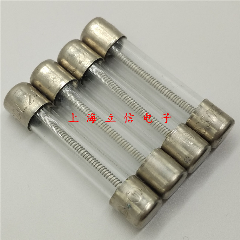 Imported BUSSMANN glass fuse tube BUSS MDL 2A 250V T2A slow melting 6*30 6*32