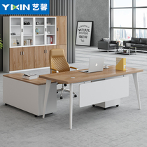 Boss desk Shenzhen office furniture Simple modern large desk Supervisor desk Manager desk Presidents office desk and chair