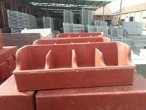 Long piglet feed trough piglet feed trough composite material feed trough 4-hole feed trough livestock breeding equipment