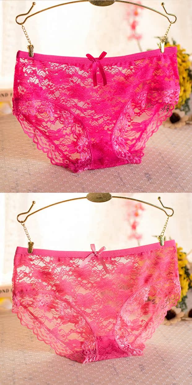 Áo lưới nữ trong suốt gợi cảm Vải cotton cám dỗ nhanh khô trong quần đùi tam giác bán buôn quần lót nữ trung niên