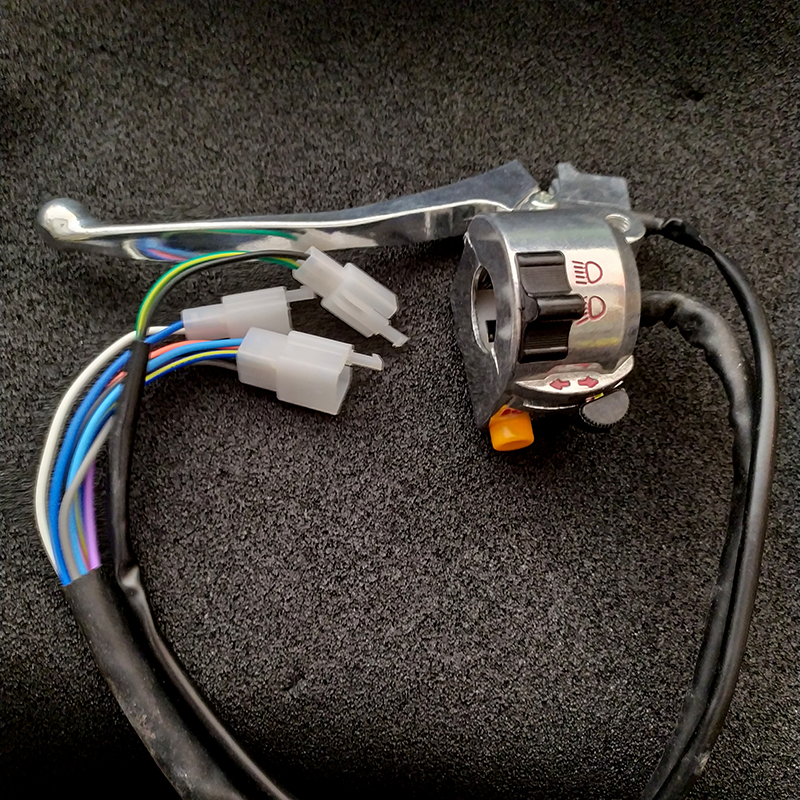 YY48QT small turtle pedal motorcycle electric bicycle left hand handle turn signal horn switch rear brake handle