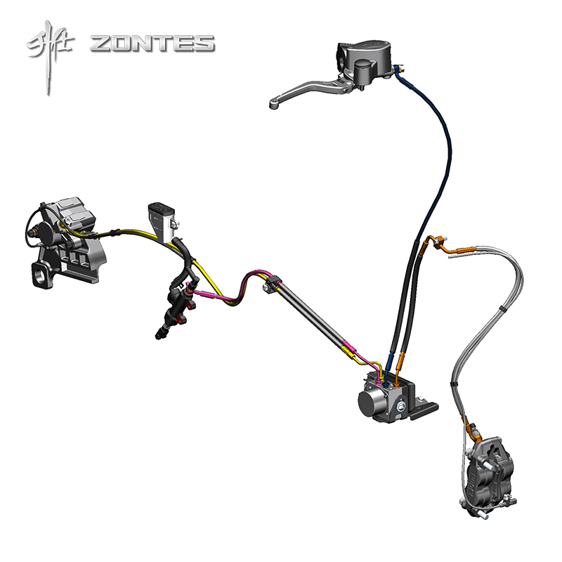 ZT350GK Series locomotive front and rear disc brake pump assembly main pump caliper control unit ABS