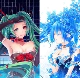 Ví Hatsune Miku xung quanh bộ phim hoạt hình da PU dài, ví anime Ship Niang ảnh nhãn dán cute