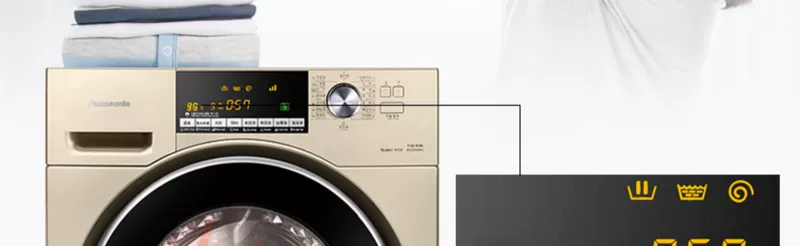Máy giặt trống câm tiết kiệm năng lượng của Panasonic / Panasonic XQG100-E153C 10kg