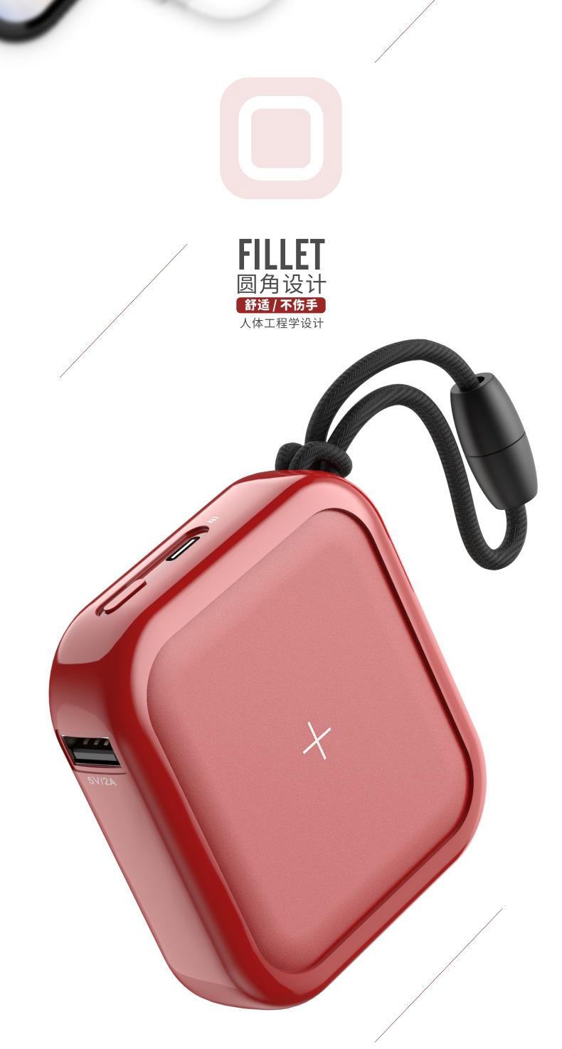 Mipow sạc không dây iPhone di động dễ thương XR mini Apple 8plus siêu mỏng di động Huawei - Ngân hàng điện thoại di động sạc dự phòng redmi