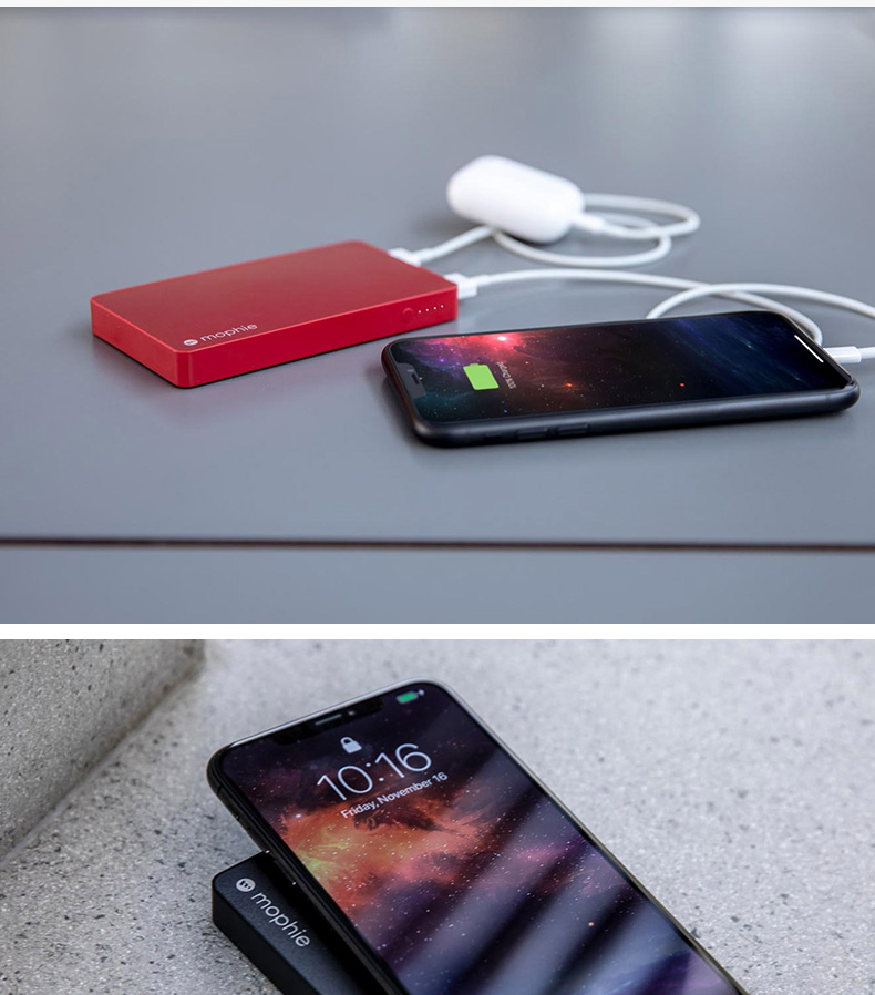 Táo sét cổng phụ trách Mophie đầu vào Po 5000 mA nhôm điện thoại di động chứng nhận MFI - Ngân hàng điện thoại di động sạc dự phòng realme