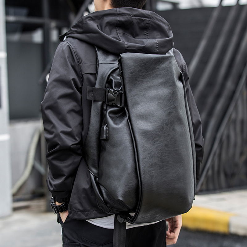 Cortex large capacity double shoulder bag men trend leisure college students bag bag travel package computer carry bag male bag