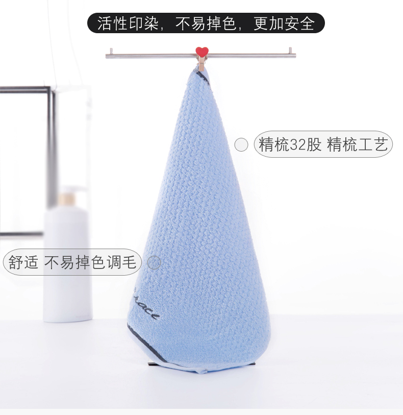Jie Ya bông khăn khăn nhỏ bông khăn trẻ em nhà nhỏ bé rửa khăn tay khăn mềm nhỏ - Khăn tắm / áo choàng tắm áo choàng tắm biển