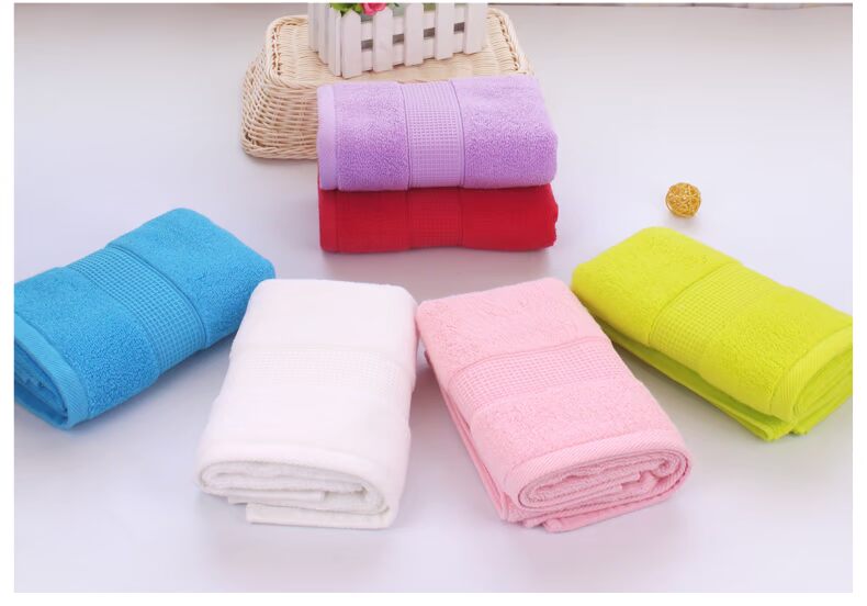 Jie Ya dày bông màu trắng mềm rửa bông khăn rửa khăn nhà 120 g - Khăn tắm / áo choàng tắm khăn tắm mollis