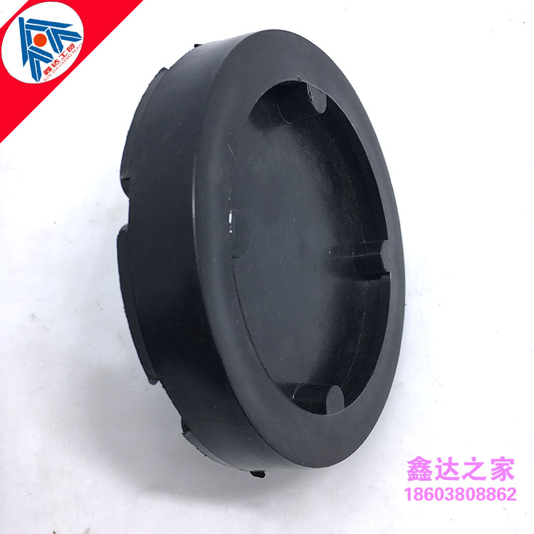 Car lift plastic mat Small round non-perforated buckle edge mat accessories Double column four column lift pallet Beef tendon plastic mat