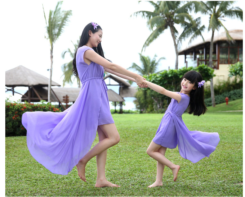 Robe enfant en mousseline de soie - Ref 2043783 Image 16