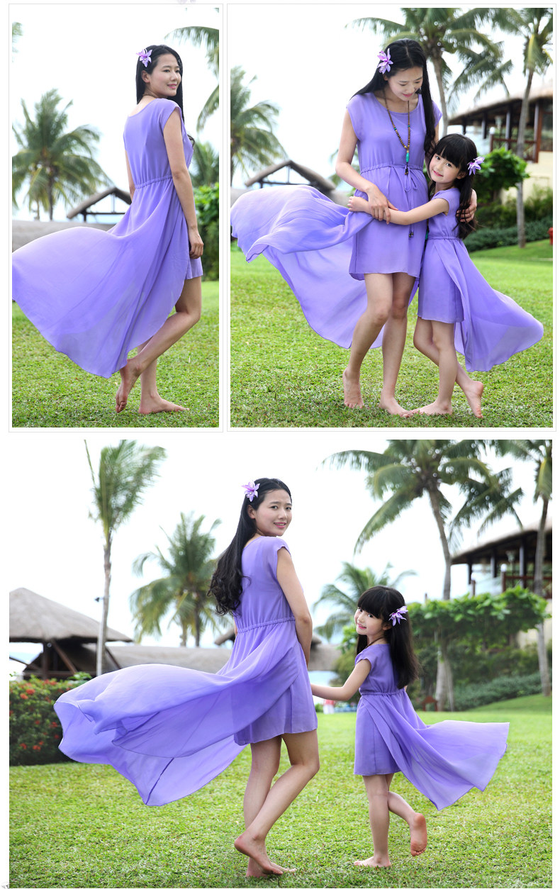 Robe enfant en mousseline de soie - Ref 2043783 Image 18