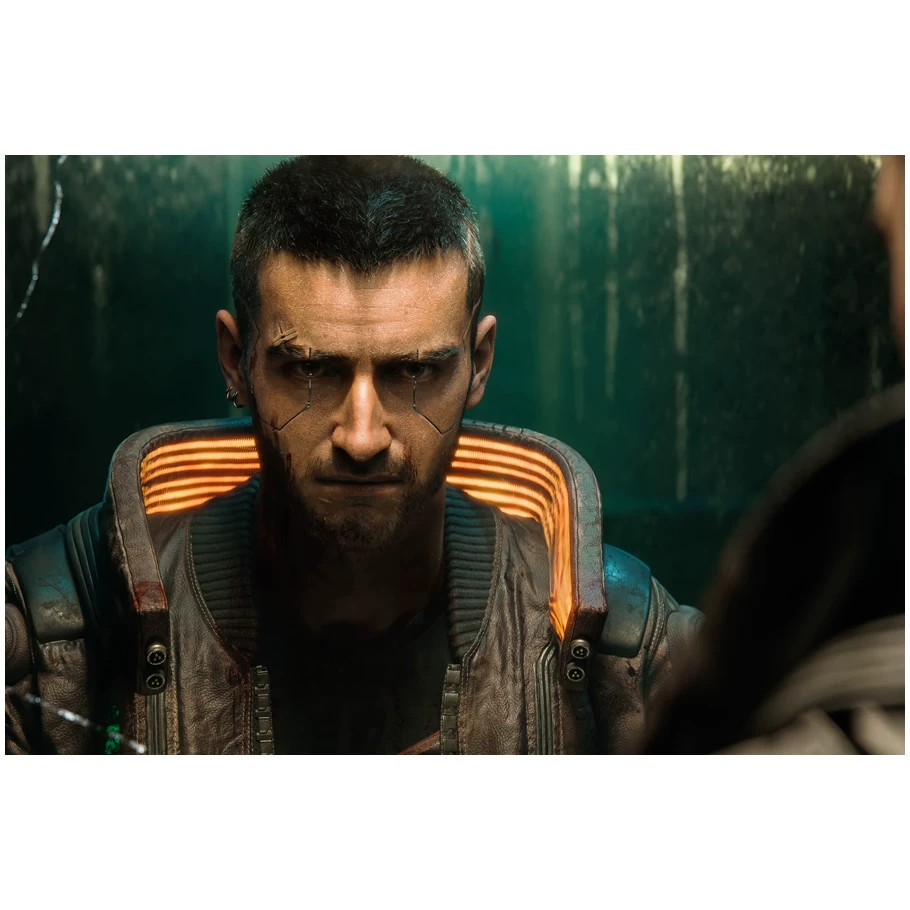 Постер игры Cyberpunk 2077, периферийное спортивное авто, металлический стиль, настенное стикер-комната, общежитие, спальня, декоративная картина