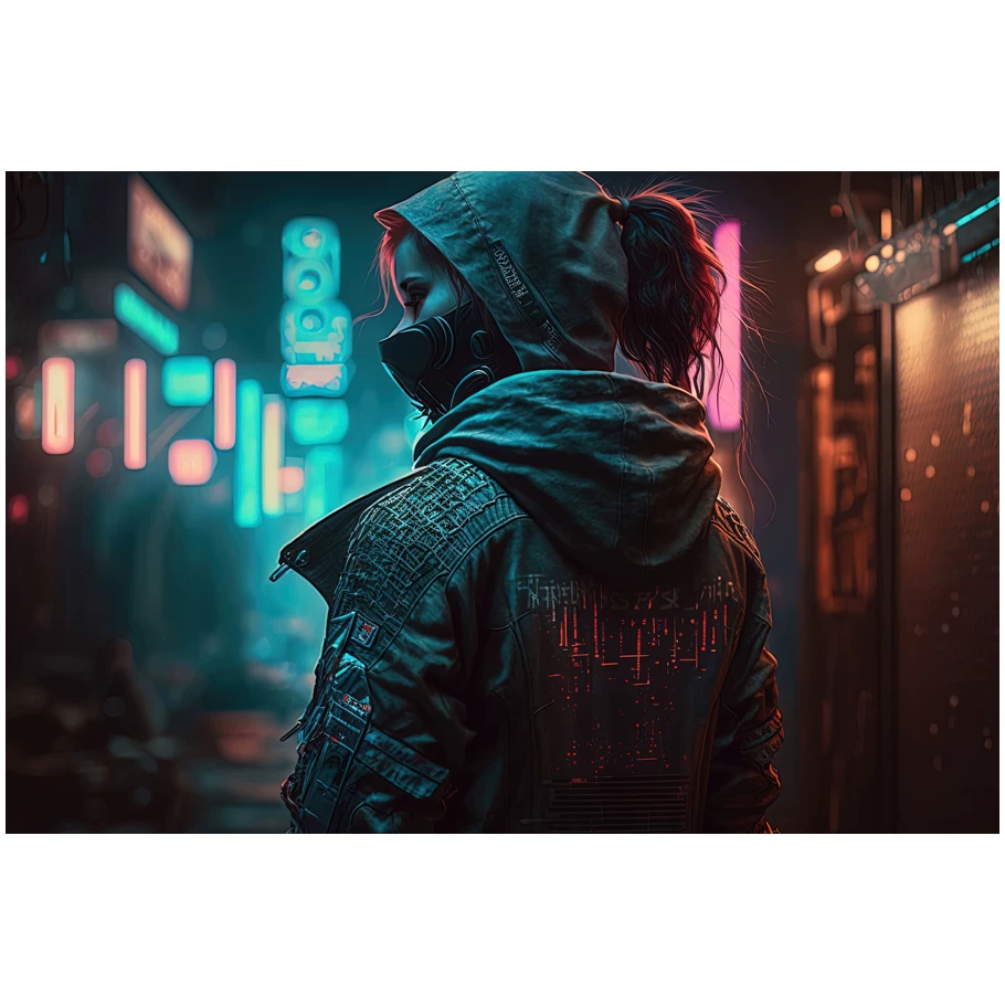 Постер игры Cyberpunk 2077, периферийное спортивное авто, металлический стиль, настенное стикер-комната, общежитие, спальня, декоративная картина