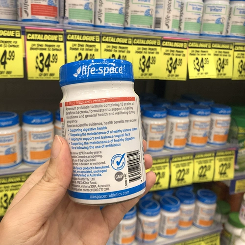 Spot Australian Life Space беременная материнская материнская бактерия Капсулы 50 материнские материнские условные желудочно -кишечные желудка