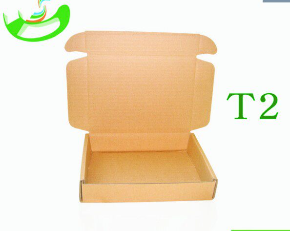 The old customer order T2 flat cardboard box