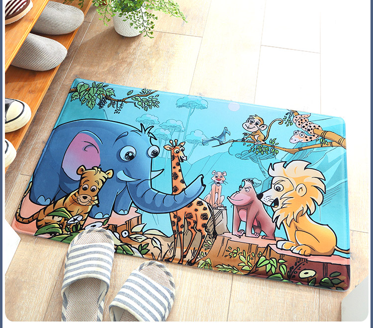 Thảm mat cửa mat hấp thụ phòng tắm mat phòng tắm cửa phòng tắm nhà mat phim hoạt hình sàn mat - Thảm sàn thảm chùi chân khách sạn