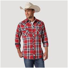 Рубашка мужская wrangler/威格男衬衫纯色舒适方领短袖简约正品490535 Wrangler/490535