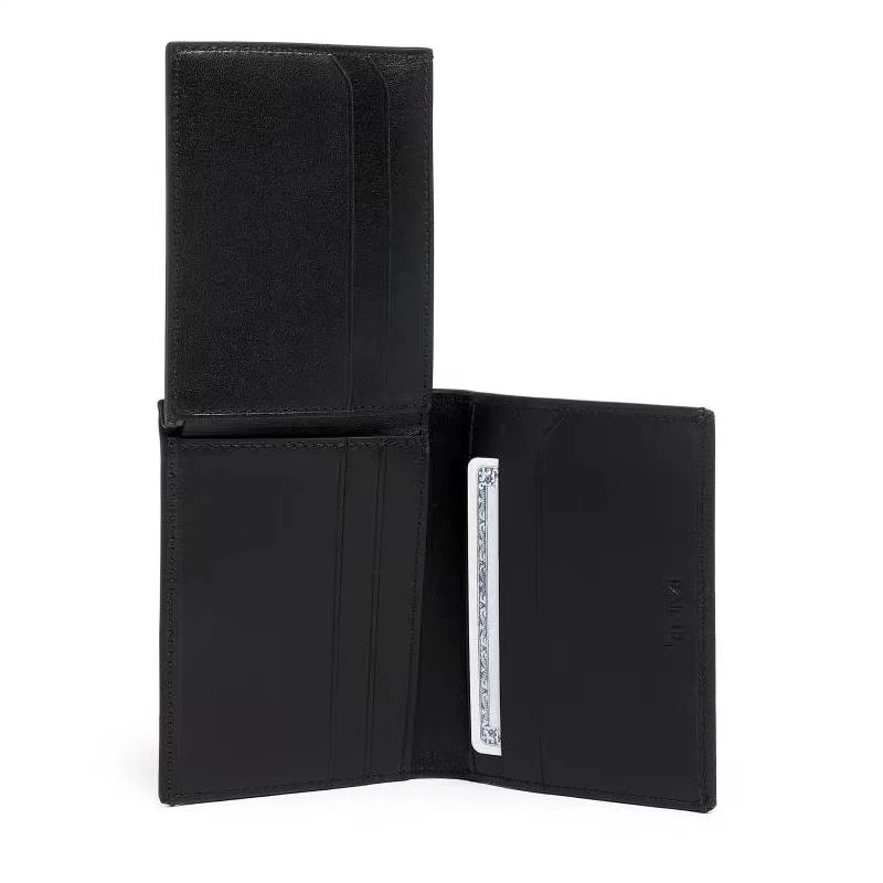 Túi đựng thẻ nam TUMI / Tuming Da đen Doanh nhân Quý ông Nhỏ gọn Di động Chính hãng L0954 - Chủ thẻ