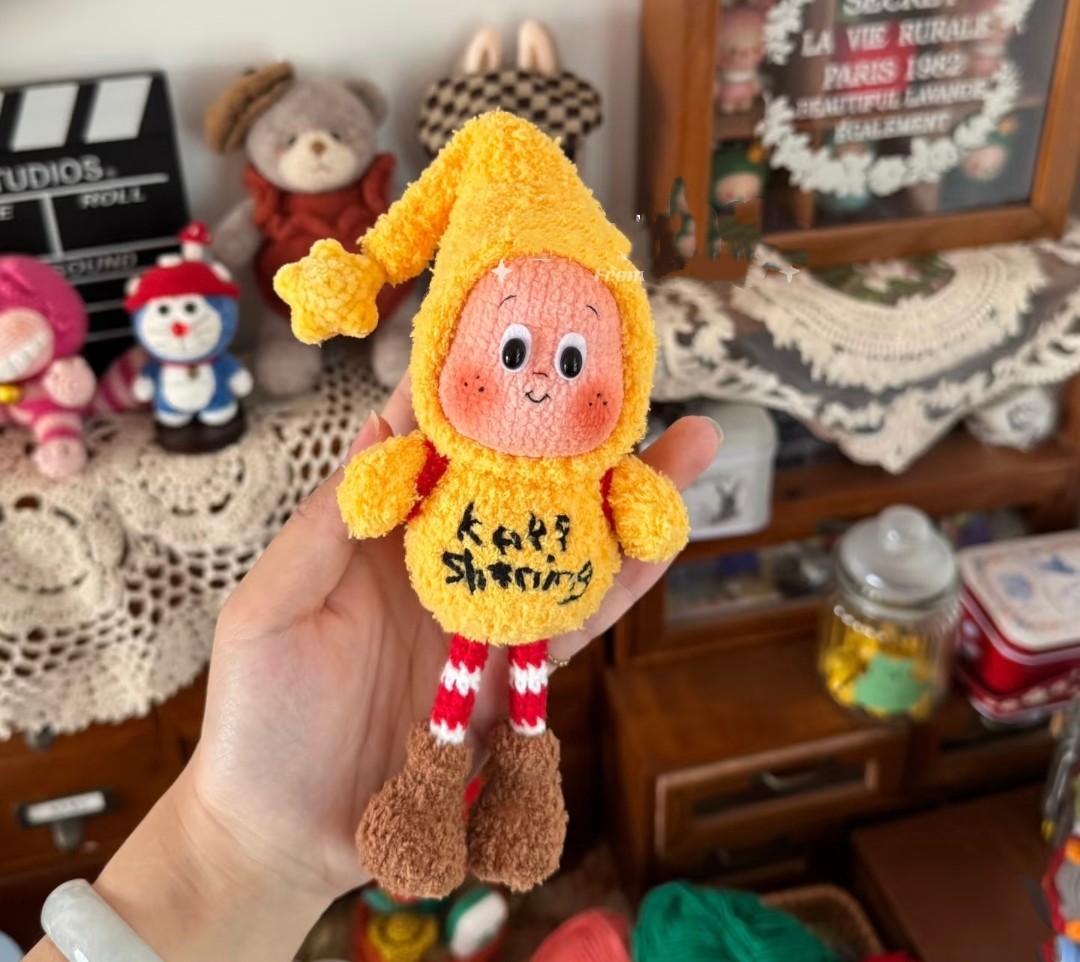 创意手工礼物 | 可爱钥匙扣挂件🌈-DIY编织材料包-淘宝好物网