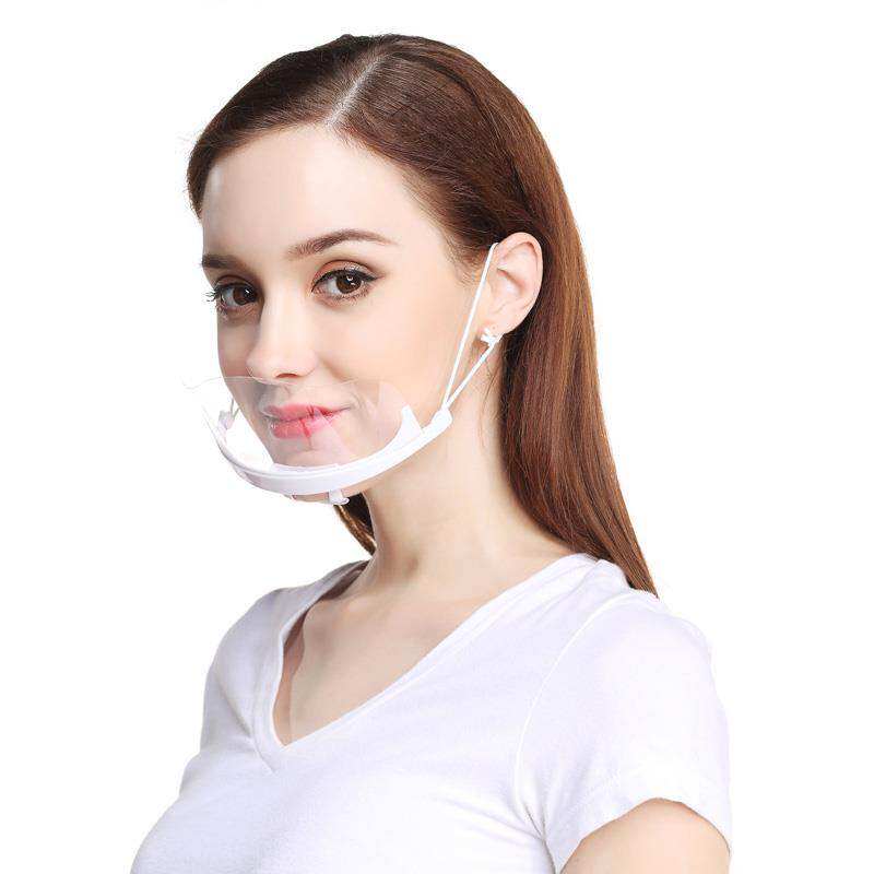 10 transparent masks catering chef kitchen restauranthotel dairy tea shop special food hygiene plastic men and women