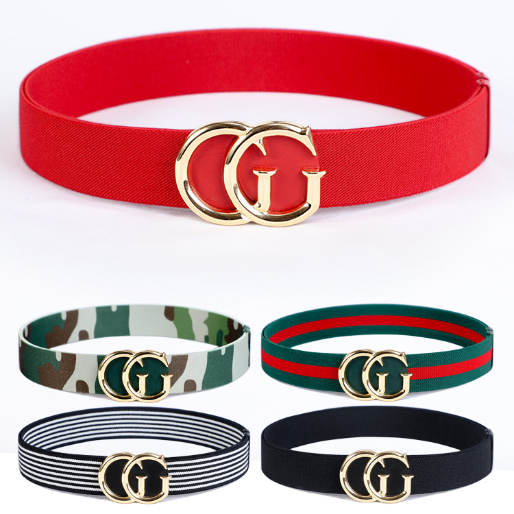 30mm net red child with elastic waist belt student rubber band No-belly-no-mark belt foreign dress subbundle waist seal