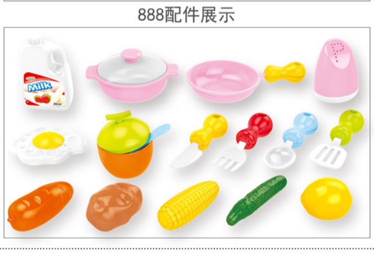 Khu vực nhà trẻ búp bê đầy đủ bộ đồ chơi trẻ em nhà chơi đồ chơi cô gái nhà bếp nồi nhỏ lớp bạn bè đồ chơi mini