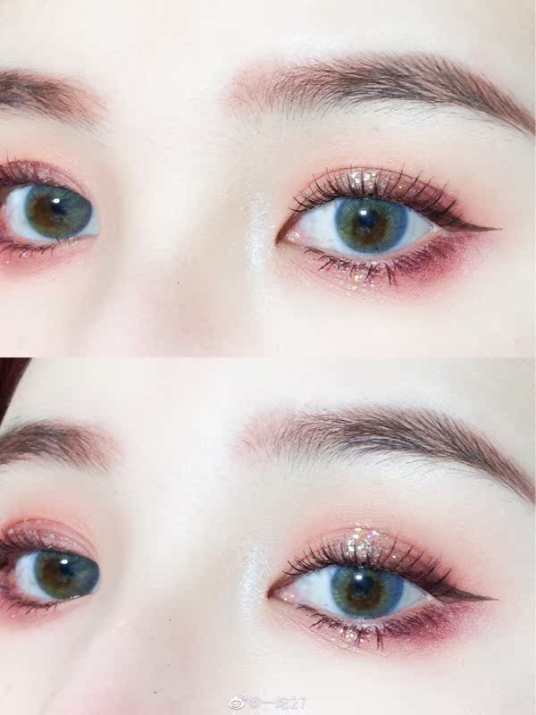 FLORTTE Flower Lolita Mousse Liquid Eyeshadow Liquid Super Flash Pearlescent Large Flash Film Polarized Matte Stage Makeup - Bóng mắt bảng morphe