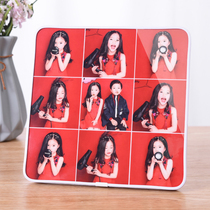 Jiugongge set-up 12-inch custom jigsaw puzzle Lafite Crystal wash photo made into photo frame childrens photo studio baby photo