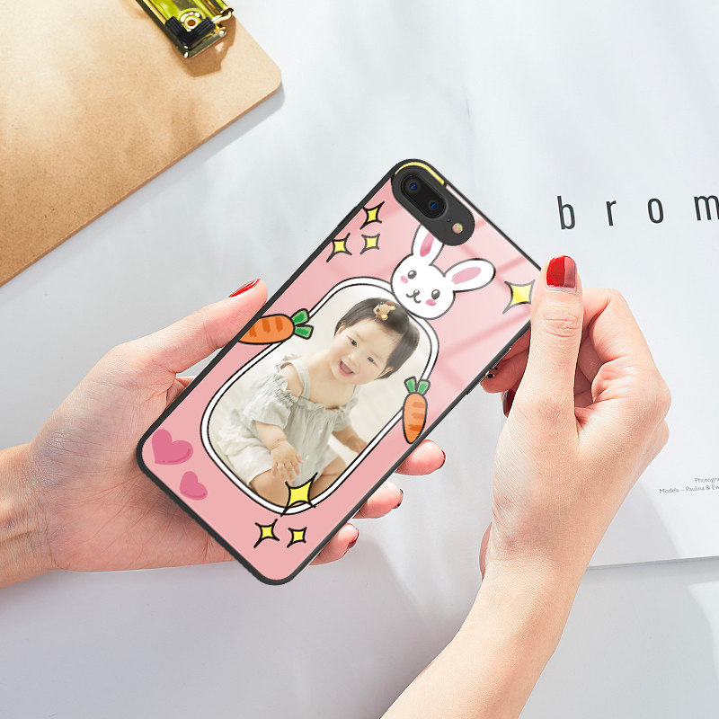Tempered glass mobile phone protective case custom any model couple models to draw your own photos to make pattern customization