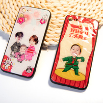 Phone case customization any model custom couple models to map their own photos diamond design glass fiber reinforced plastic