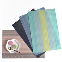 Let life pay attention to fresh placemats Nordic style Western placemats PVC washable cutlery mats gourmet Pats