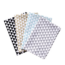 Nordic temperament placemates geometric simple meal cloth West mat cotton linen fabric table mat gourmet photo props