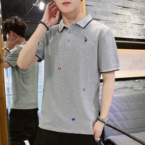 Antarctic men men polo shirt short sleeve T-shirt 2020 Summer new Korean trend casual fashion on clothes c