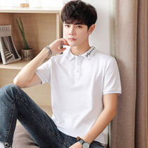 Antarctic polo shirt summer mens lapel short-sleeved T-shirt spring and summer mens fashion brand clothing collar mens C