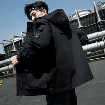 Spring jacket mens jacket 2020 new Korean version of the function trend ins tooling spring and autumn clothes trend brand mens clothing H