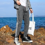 Трендовые джинсы, универсальный приталенный комбинезон, штаны, 2020, осенние, свободный прямой крой