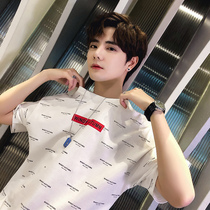 Antarctic people 2020 summer new fashion mens short-sleeved t-shirt pure cotton loose casual t-shirt boys  clothes C