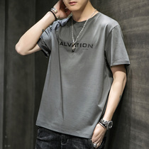 Antarctic mens 2022 new short-sleeved t-shirt mens tide brand trend spring and summer half-sleeved top clothes mens t-shirt C