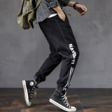 Осенние джинсы, трендовые штаны для отдыха, оверсайз