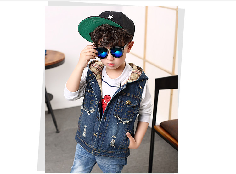 Gilet garcon BILIBALA en toile - Ref 2067914 Image 11