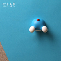 Doraemon ass pushpin cartoon cute Doraemon press nail felt cork board decorative magnet magnetic magnet