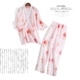 Bộ đồ ngủ cotton nam và nữ mùa xuân và mùa thu đôi gạc tay ngắn quần đôi kimono Nhật Bản phục vụ nhà mùa hè đồ bộ trung niên