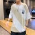 Loose-fitting chảy mỏng 100 nhân dân tệ cổ trên Cảng Catay áo thun hợp thời trang T-shirt áo sơ mi dưới mùa hè ngắn tay nam 